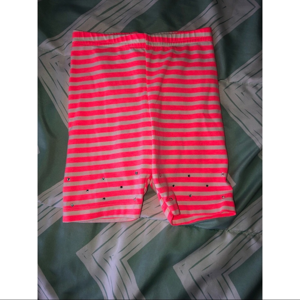 Girls bright pink soft shorts